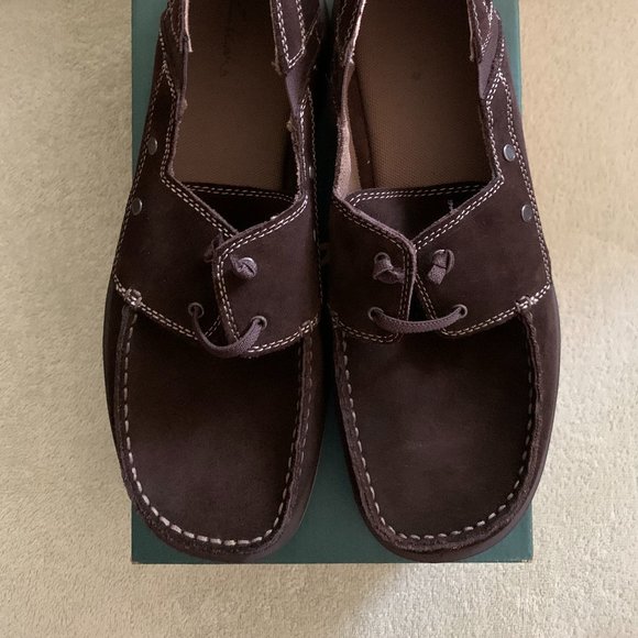 BNWOB Men\'s Clarks Couch Slippers Brown Size US 10 main image 9